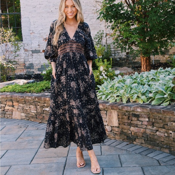 Free People Dresses & Skirts - NEW Free People Golden Hour Maxi Dress Size Small